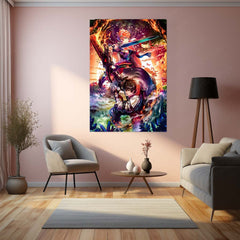 Game Metal poster | Vision of Mana – Dual Blades of Destiny Metal Frame