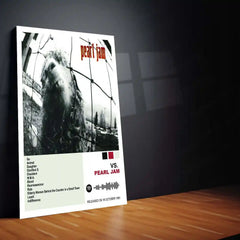 Pearl Jam Complete Collection | Set of 11 | Set of 8 | Set of 4 | Album Posters Metal Frames Grunge Legacy. Raw Emotion. Seattle Sound Forever. - TURTLEWINGS 