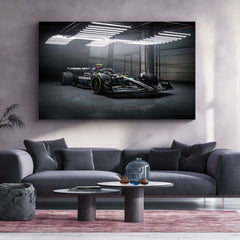 Mercedes-AMG F1 W14 Metal Poster | 2023 Formula 1 Racing Artwork | Silver Arrows Wall Decor - TURTLEWINGS 