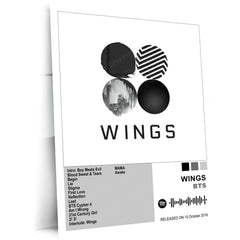 BTS – Complete Album Collection | Set of 8 | Set of 4 | Premium Metal Poster Set