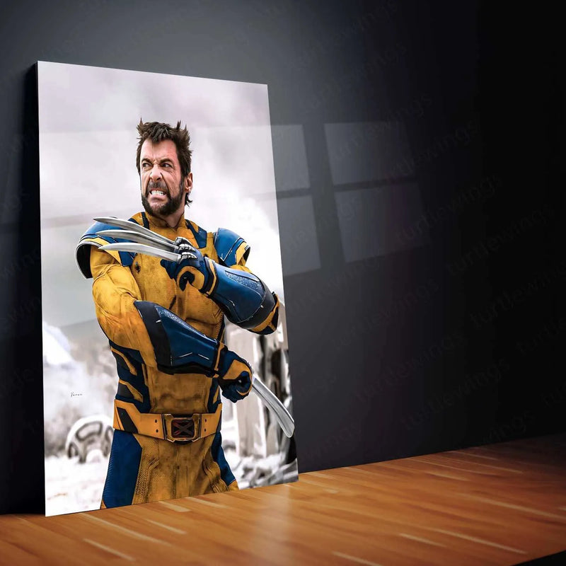 Wolverine Metal Poster – Marvel's Iconic X-Men Wall Art | Superhero Decor - TURTLEWINGS 