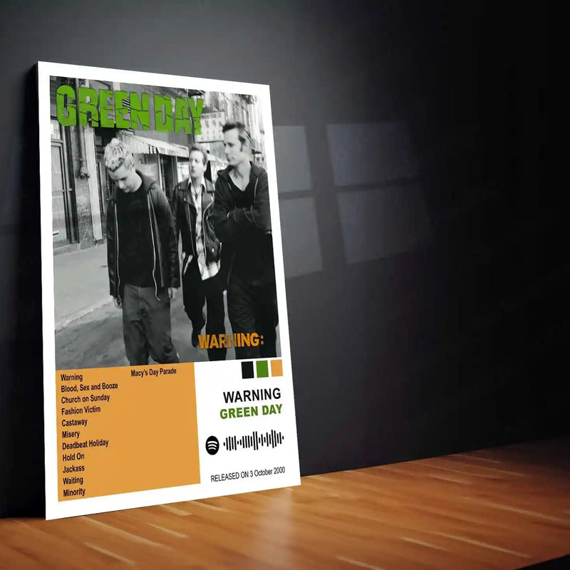 Green Day – Complete Album Collection | Set of 11 | Set of 8 | Set of 4 | Premium Metal Poster - TURTLEWINGS 