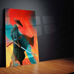 Warrior Spirit – Artistic Battle-Ready Metal Frame - TURTLEWINGS 