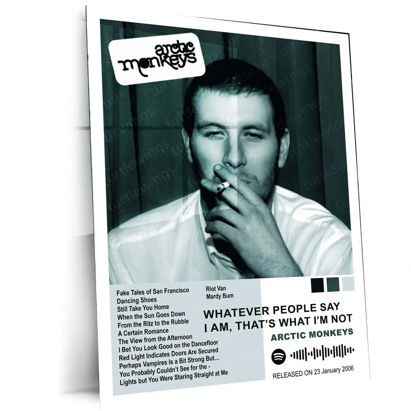 Arctic Monkeys Complete Collection | Set of 11 | Set of 8 | Set of 4 | Album Posters Metal Frames Indie Rock Evolution. Iconic Albums. Timeless Wall Aesthetic. - TURTLEWINGS 