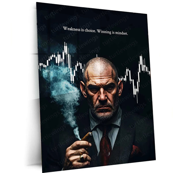 Winning Motivational Quote Metal Poster - TURTLEWINGS 