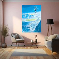 Makoto Shinkai Metal Frame | Aesthetic Anime Wall Art | Premium Metal Poster