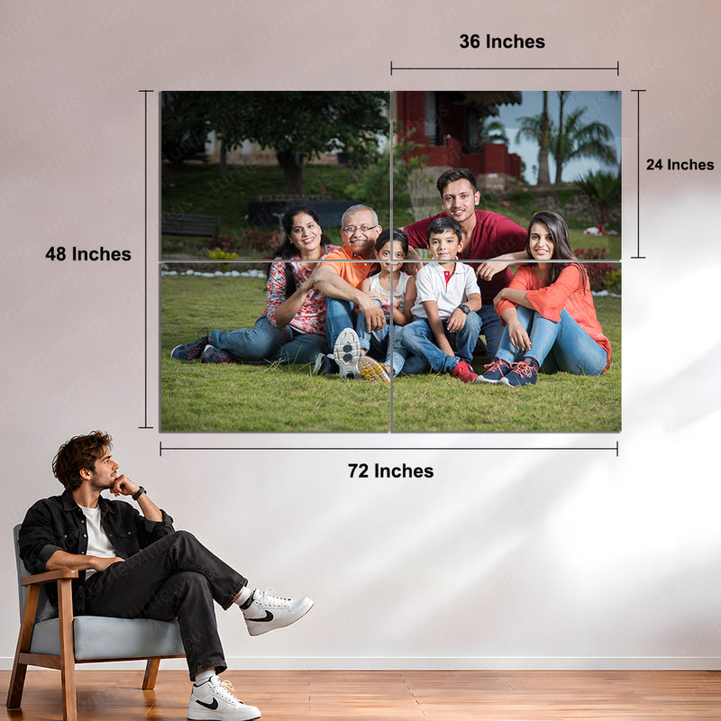 Custom Split Metal Photo Wall Art – Turn Your Photo Into 3, 4 or 9 Panel Wall Art