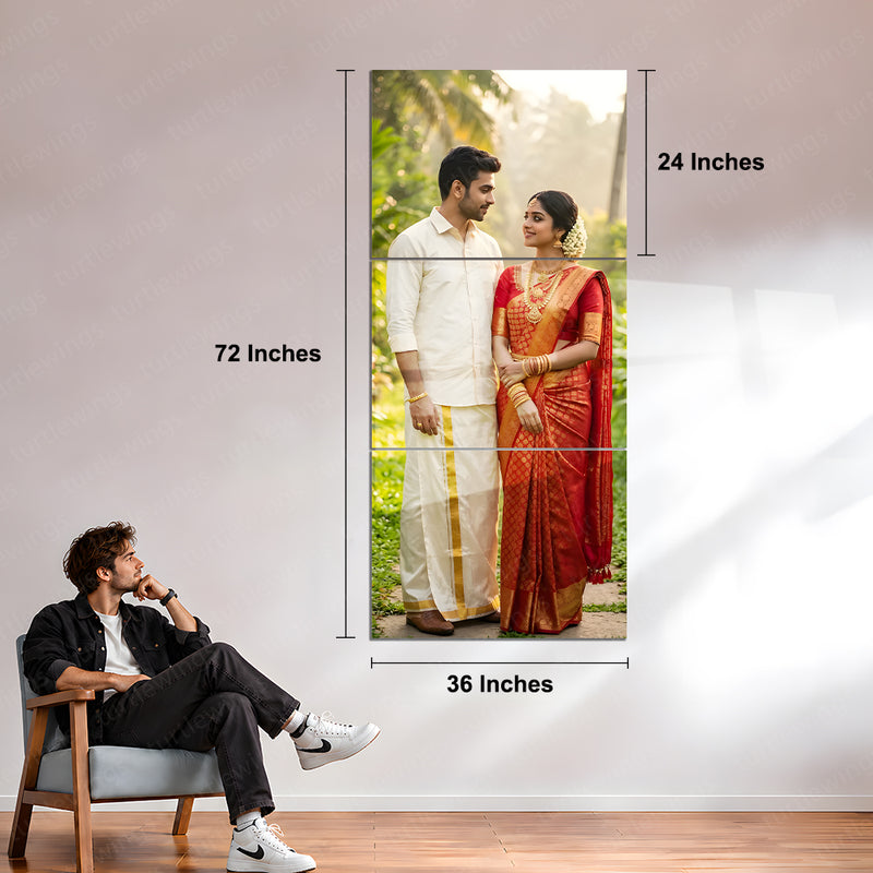 Custom Split Metal Photo Wall Art – Turn Your Photo Into 3, 4 or 9 Panel Wall Art