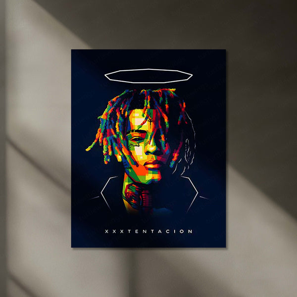 XXXTentacion – Eternal Legacy | Neon LED Metal Poster | Tribute to the Fallen Icon