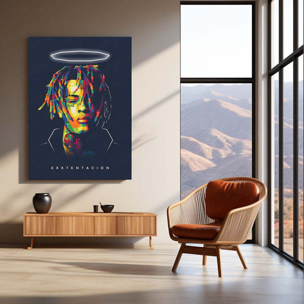 XXXTentacion – Eternal Legacy | Neon LED Metal Poster | Tribute to the Fallen Icon