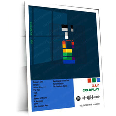 Coldplay Complete Collection | Set of 11 | Set of 8 | Set of 4 | Album Posters Metal Frames Emotional Anthems. Stadium Magic. Timeless Wall Aesthetic. - TURTLEWINGS 