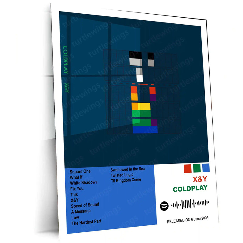 Coldplay Complete Collection | Set of 11 | Set of 8 | Set of 4 | Album Posters Metal Frames Emotional Anthems. Stadium Magic. Timeless Wall Aesthetic. - TURTLEWINGS 