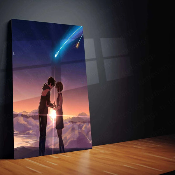 Your Name Metal Poster – A Timeless Anime Love Story 1 - TURTLEWINGS 