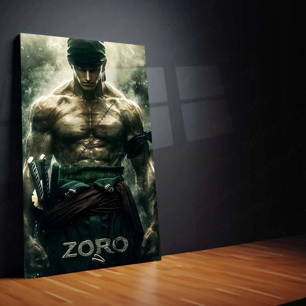 Roronoa Zoro One Piece Metal Poster 6 - TURTLEWINGS 