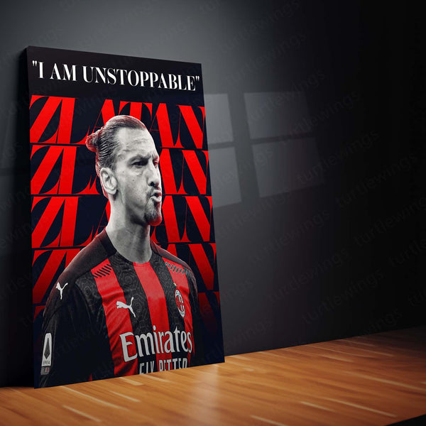 Zlatan Ibrahimović AC Milan Metal Frame – 