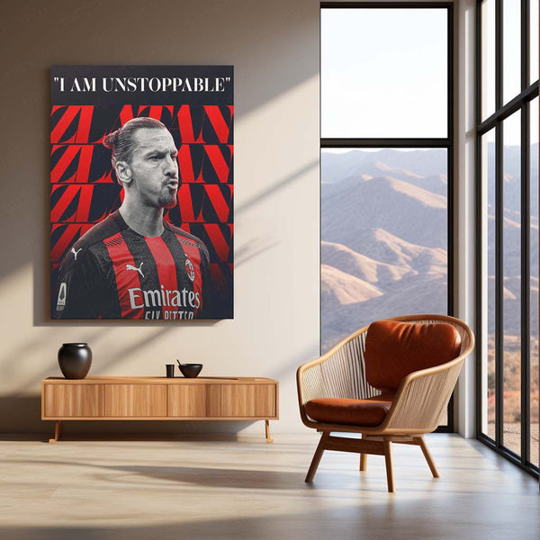 Zlatan Ibrahimović AC Milan Metal Frame – 