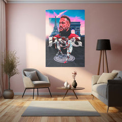 Zlatan Ibrahimović – Sweden National Team Tribute Art | Swedish Legend Metal Poster Frame