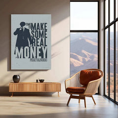Peaky Blinders Metal Poster | Thomas Shelby Gangster Art | Vintage Crime Drama Wall Decor - TURTLEWINGS 