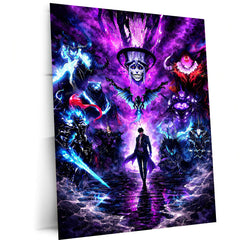 Anime Metal Poster | Sung Jin-Woo Shadow Monarch Solo Leveling Wall Art