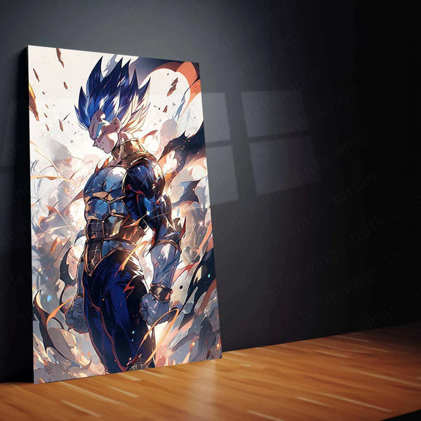 VEGETA – DbZ Metal Poster 6 - TURTLEWINGS 