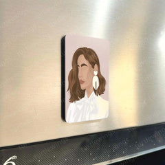 Minimalist Women Portraits – Set of 3,5 & 8 Fridge Magnets