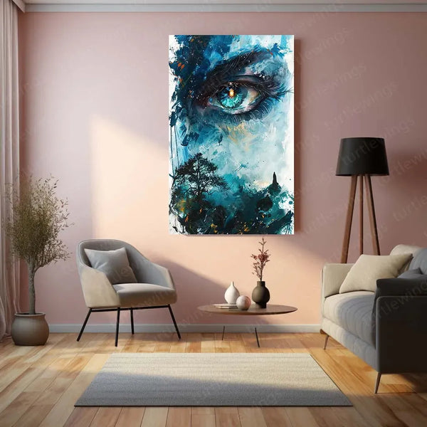 Abstract Metal Poster – Modern & Artistic Wall Decor