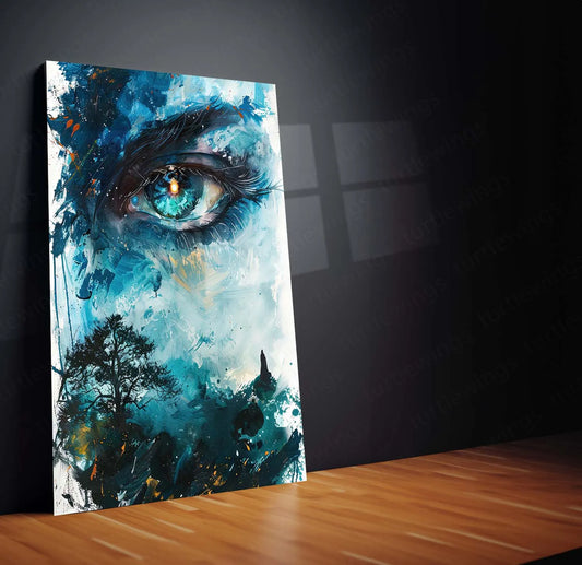 Abstract Metal Poster – Modern & Artistic Wall Decor