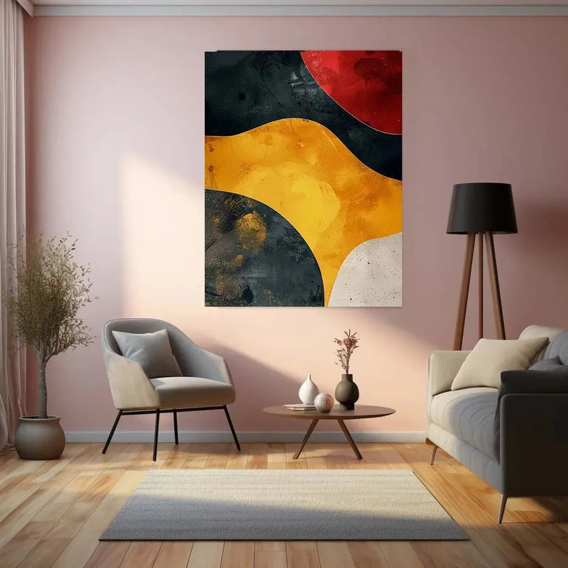 Abstract Metal Poster | Modern Aesthetic Wall Art - TURTLEWINGS 