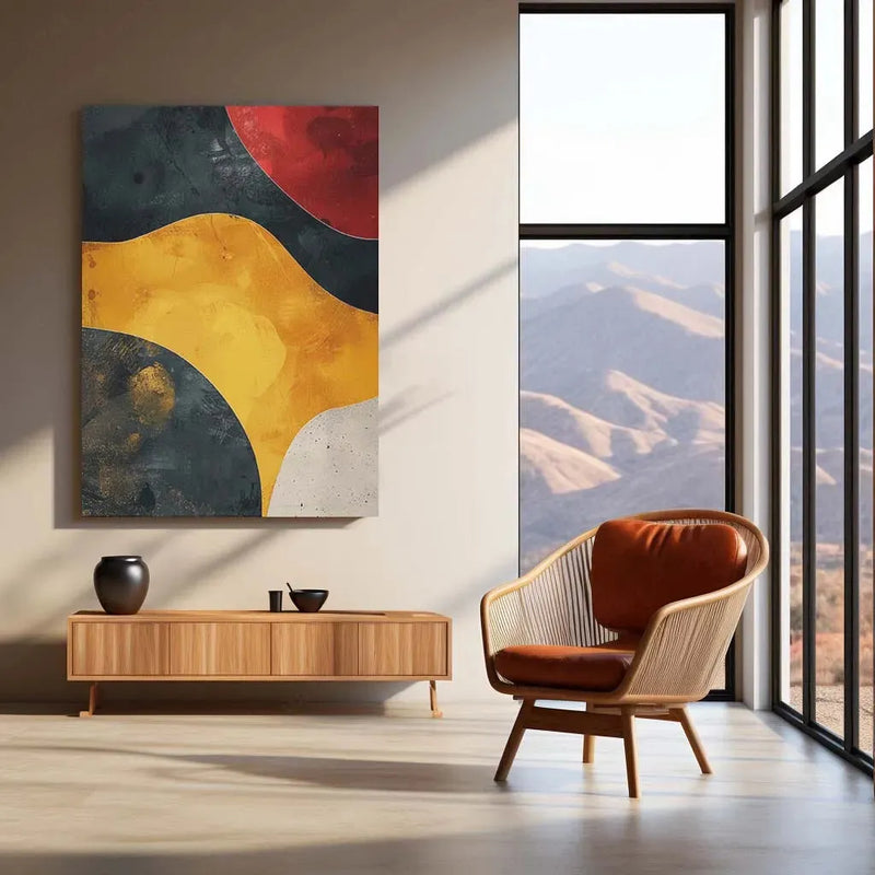 Abstract Metal Poster | Modern Aesthetic Wall Art - TURTLEWINGS 