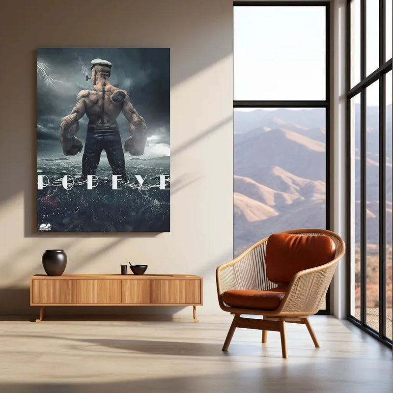 Popeye the Sailor Man metal poster - TURTLEWINGS 