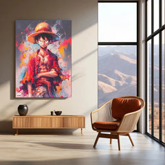 Luffy One Piece Metal Poster - TURTLEWINGS 