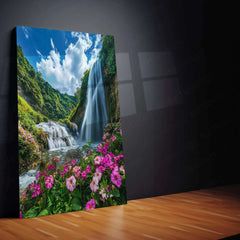 Vastu Collection - Waterfall Metal Frames for Serenity and Abundance - TURTLEWINGS 