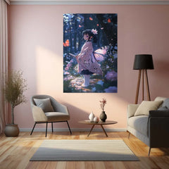 Anime Metal Poster | Demon Slayer: Kimetsu no Yaiba Metal Poster | Official Anime Wall Art | Slayer Squad Decor 01 - TURTLEWINGS 