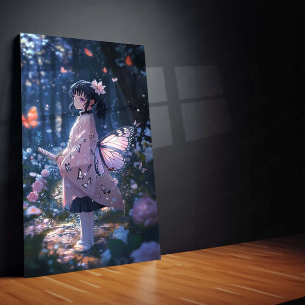 Anime Metal Poster |  Demon Slayer: Kimetsu no Yaiba Metal Poster | Official Anime Wall Art | Slayer Squad Decor 01