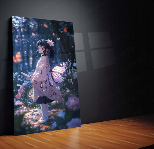Anime Metal Poster |  Demon Slayer: Kimetsu no Yaiba Metal Poster | Official Anime Wall Art | Slayer Squad Decor 01