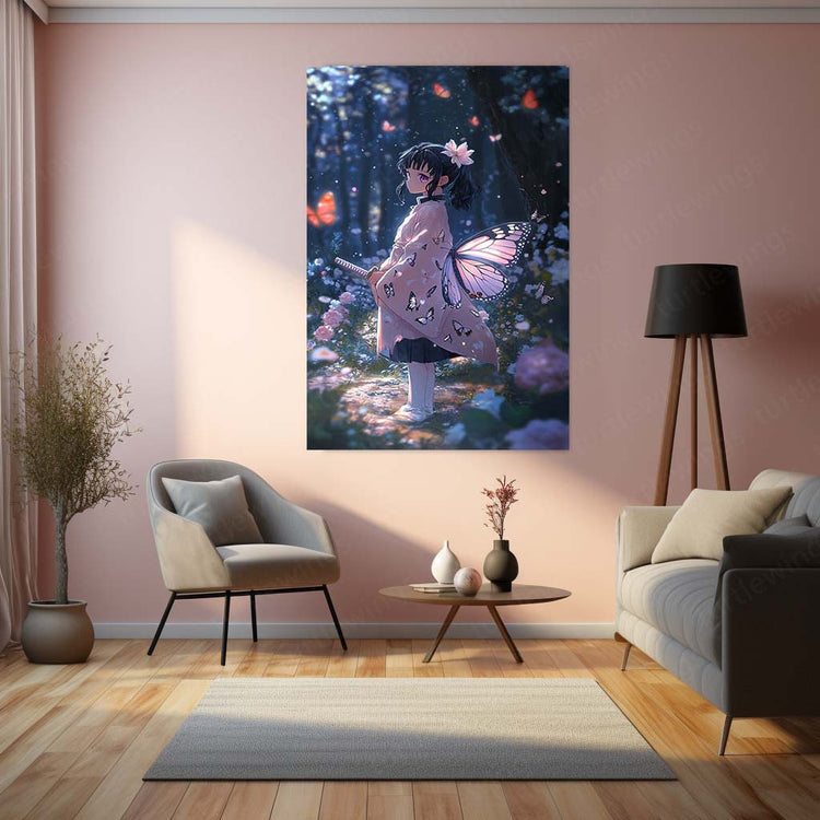 Anime Metal Poster |  Demon Slayer: Kimetsu no Yaiba Metal Poster | Official Anime Wall Art | Slayer Squad Decor 01