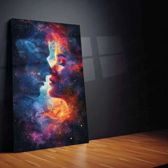 Starry Galaxy with Colorful Nebulae Metal Poster – A Breathtaking Cosmic Masterpiece - TURTLEWINGS 