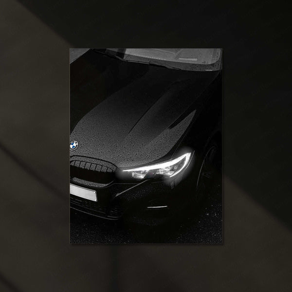 BMW M-Sport Neon LED Metal Frame | Glowing Automotive Wall Art | M Power Decor