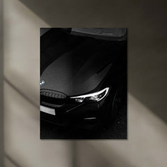 BMW M-Sport Neon LED Metal Frame | Glowing Automotive Wall Art | M Power Decor