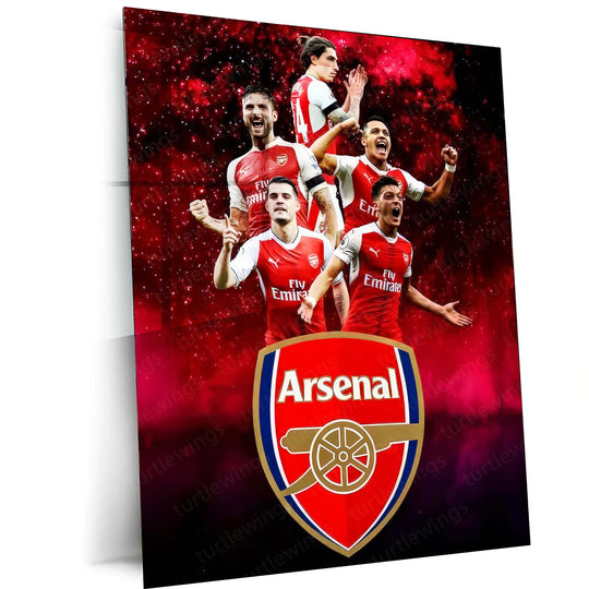 Sports | Arsenal Football Metal Poster – Iconic Gunners Wall Art for Fans 1