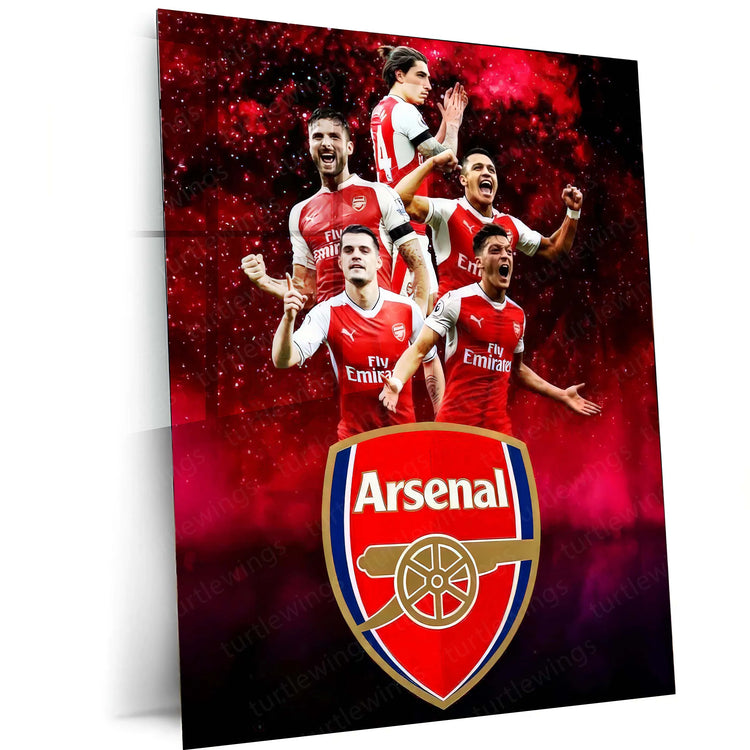 Sports | Arsenal Football Metal Poster – Iconic Gunners Wall Art for Fans 1
