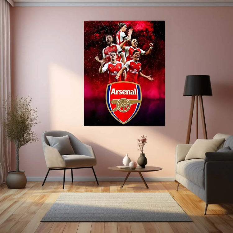 Sports | Arsenal Football Metal Poster – Iconic Gunners Wall Art for Fans 1