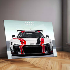 Audi R8 LMS GT3 LED Neon Metal Frame | Motorsport Racing Wall Light | Premium LED Metal Artwork