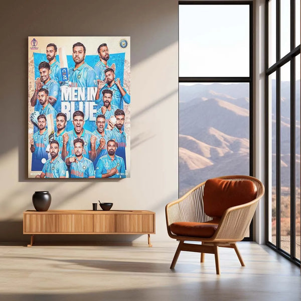 Cricket Metal Poster | Indian Cricket Team Metal Poster – Glory, Passion & Legacy 5