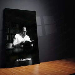 Dr. Babasaheb Ambedkar Metal Poster | Inspirational Wall Art | Social Reformer Tribute Frame - TURTLEWINGS 