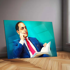 Dr. Babasaheb Ambedkar Metal Poster | Inspirational Wall Art | Social Reformer Tribute Frame 3 - TURTLEWINGS 