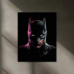 Batman Neon LED Frame | Dark Knight Superhero Wall Art | Gotham Aesthetic Decor - TURTLEWINGS 