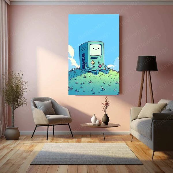 Abstract Art Metal Poster – Modern Geometric & Aesthetic Wall Decor 3 - TURTLEWINGS 