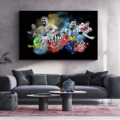 Beautiful Football – Metal Frame | Artistic Football Wall Poster | Stylish Game-Inspired Decor for Fans & Players - TURTLEWINGS 