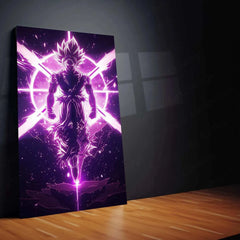 Black Goku Metal Poster – Dragon Ball Z Super Saiyan Art | Powerful Anime Decor - TURTLEWINGS 